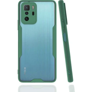 Xiaomi Poco X3 Gt Kılıf Parfe Kapak-Koyu Yeşil