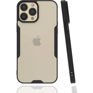Apple iPhone 13 Pro Max Uyumlu Parfe Kapak-Siyah