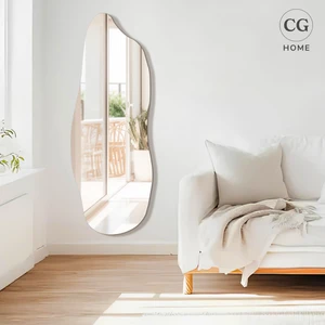 Cg Home Natura Boy Aynası, Asimetrik Ayna,  Asimetrik Boyayna, Duvar Aynası