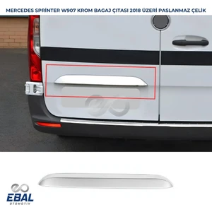 Ebal Oto Mercedes Sprinter W907 Krom Bagaj Çıtası 2018 ve Üzeri P.çelik
