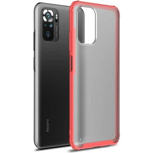Xiaomi Redmi Note 10S Kılıf Volks Kapak-Kırmızı