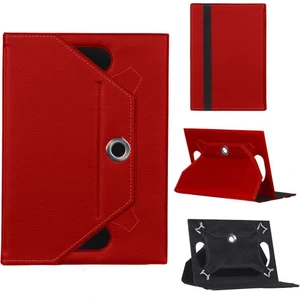 Vorcom S8 Classic Uyumlu Standlı Tablet Kılıfı Kırmızı