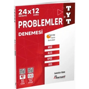 Alternatif Yayıncılık Tyt Problemler 24X12 Denemesi