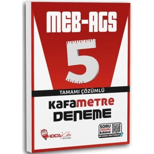 Hoca Kafası Yayınları 2025 Meb-Ags Kafametre 5 Deneme Çözümlü Hoca