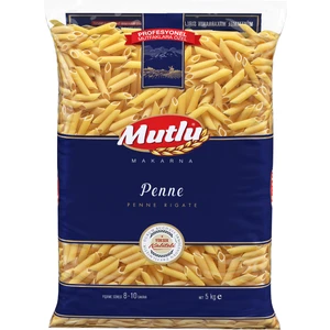 Mutlu Makarna Penne Kalem Makarna 5 kg
