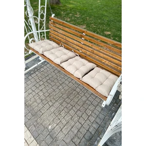 4'lü Kombin Pofidik Minder Kare Pofuduk Sandalye Minderi Duck Bezi 40  x  40  cm