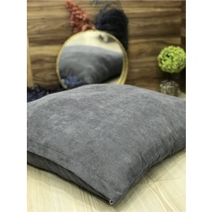 Italyan Kadife Kullanışlı Yer Sandalye Minderi Puf Kılıfı 60 x 60