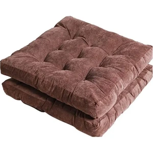 Yer Oturma Minderi Ev Dekorasyon Çok Amaçlı Kadifemsi Babyface Kumaş Tasarım 60 x 60  cm