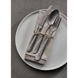 - Epsilon Serisi - Retro - Çiçek Desenli - 36 Parça Çatal Kaşık Bıçak Takımı