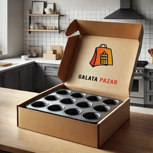 Galata Pazar 12'li Muffin Cupcake Kalıbı