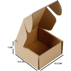 E-Ticaret Kutusu, Küçük Kargo Kutusu 13,5X13,5X7 cm 50 Adet