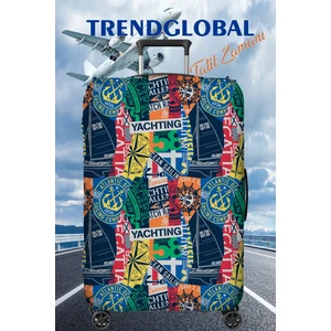 Trend Global Valiz Bavul Koruyucu Kılıfı karışık Desenli