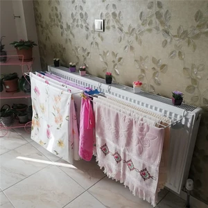 Kurufer Petek Üstü Çamaşır Kurutmalık 60 cm 5 Telli Kalorifer Kurutma Askısı Çamaşırlık