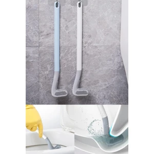 Golf Tasarımlı Silikon Uçlu Wc Fırçası Pratik Tuvalet Temizleme Sopası