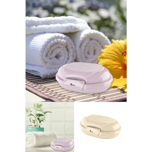 Seyahat Tipi Kapaklı Katı Sabunluk Pratik Sabunluk Katı Sabun Kutusu