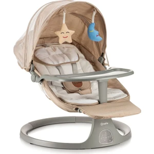 Velaro Plus Elektrikli Otomatik Sallanan Kademeli Bebek Ana Kucağı,5 Farklı Sallanma Hızı,oyuncaklı