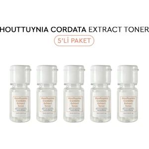 Houttuynia Cordata Extract Toner 10ML (5ADET) - Houttuynia Cordata Ekstreli Arındırıcı Tonik