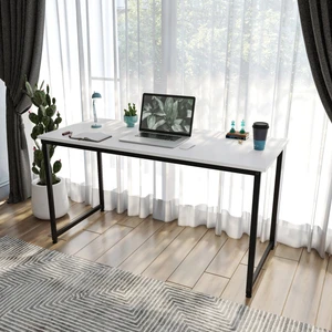 Just Home Çalışma Masası - Beyaz - 140 cm