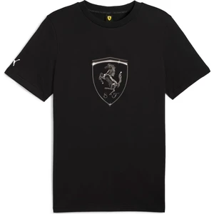63018901 Ferrari Race Tl Big Shield T Erkek Spor Tişört