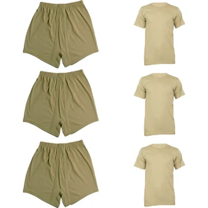 3'lü Askeri Boxer ve Fanila Seti, Askere Yeni Gidenler Için %100 Pamuk Fanila ve Don Seti