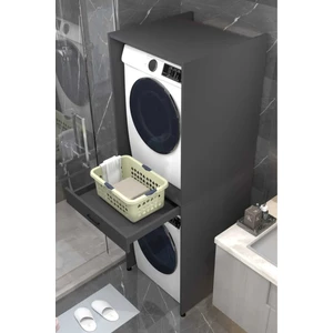 Dsc Moduler Çamaşır ve Kurutma Makinası Dolabı Antrasit