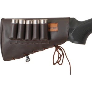 Atik Camp Deri Dipçik Fişekliği - Savage - Kahve - 5'li