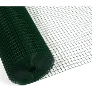 Ör-As Tel Örgü Pvc Kaplı Puntalı Yeşil Tel 12 x 12 Gözaralıklı 1 mm KalınlıkKafes Teli Kümes Teli 1 x 3 Metre