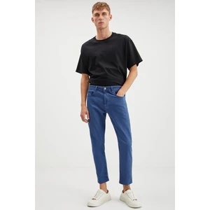 Antonıa Erkek Tappared Fit Boru Paça Kalın Dokulu Esnek Yapılı Magic Denim Kot Mavi Jeans