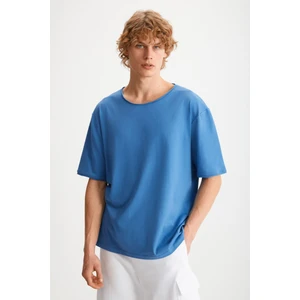 DAVINSONO Erkek Mavi T-Shirt