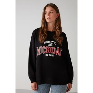 Lıza Relaxed Siyah Sweatshirt