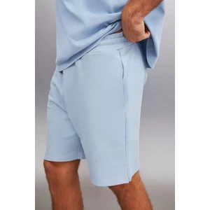 Uncertain Erkek Comfort Fit Mavi Şort & Bermuda