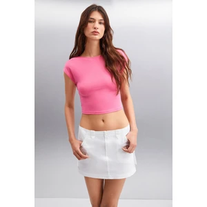YARETZI Kadın %95 Polyester %5 Elasten Pembe Büstiyer