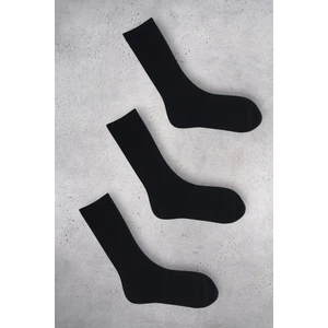 Oısın Bamboo 3'lü Paket Erkek Siyah Çorap