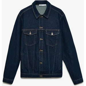 Jerıcho Erkek Rinse Denim Rahat Geniş Kesim %100 Pamuk Yüksek Kalite Kalın Dokulu Lacivert Ceket