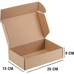 Ambalaj Markt E-Ticaret, Paketleme, Ürün Kutusu 20 x 15 x 9 Cm 200 Adet