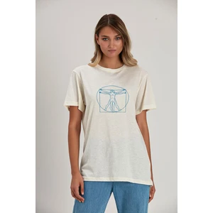 Alexander Gardi Alexandergardı Baskılı Oversize T-Shirt (E21-71902)