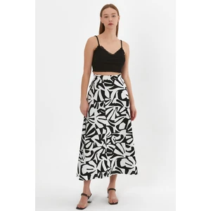 Alexander Gardi Alexandergardı Desenli Kloş Uzun Etek (B23-0012)