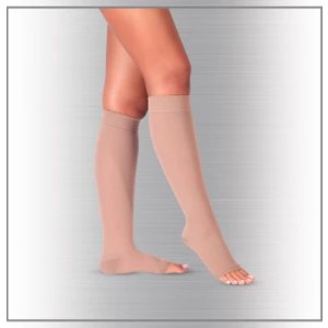 Diz Altı Burnu Açık Varis Çorabı Hafif Basınç Ccl I No:3