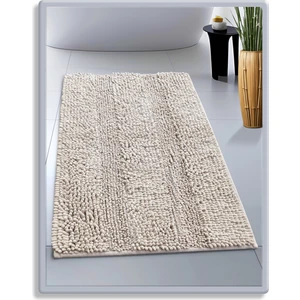 Cotton Crafty Pamuk Tafting Su Emici Banyo Paspas Seti, Banyo Halısı Makarna 60 x 100  cm