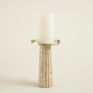 Coastal Ayaklı Mumluk 16  cm  Gold