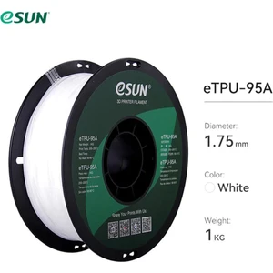 Esun eTPU-95A Filament Beyaz
