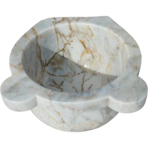 Çelik Mermer Dekorasyon Gold Damarlı Mermer Kurna