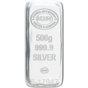 Harem Altın 500 Gram Gümüş Külçe