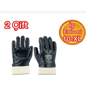 E-370 Nitril Petrolcü Tip İş Eldiveni (2 Çift)