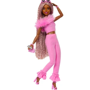 Mattel Barbie Deluxe Style Bebekler Kahverengi Örgü Saçlı HYV28