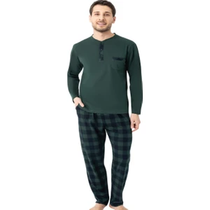 Erkek Ekoseli Pijama Takımı