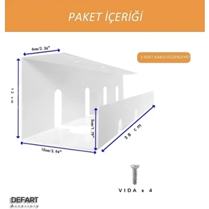 Masa Altı Kablo Yönetim Tepsisi - Kanalı