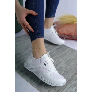 Kadın Erkek Unisex Kalın Taban Yazlık Fileli Hafif Rahat Esnek Taban Sneaker Spor Ayakkabı