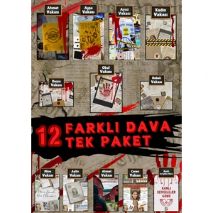 Happy Story-Dedektiflik Suç Çözümleme-Zeka ve Dikkat Geliştirici-Dedektif Oyunu-Gizem-Bulmaca-Kutu Oyunları-Suç- Ahmet'in Vakası