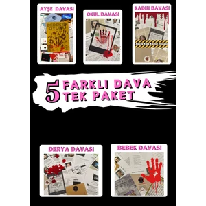 Happy Story-Dedektiflik Suç Çözümleme-Suçluyu Bulma-Dedektif Oyunu-Cinayet Çözme-Dedektif Oyunu-Kutu Oyunu-Katil ( 3'lü ) Ayşe, Ahmet ve Ayaz Vakaları